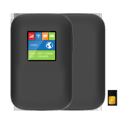 Router 2700mAh-3000mAh entriegelte mobiler 4G mit Schirm-Schwarzem