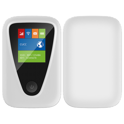 Schwarzer weißer entriegelter mobiler WiFi-Router 4G mit SIM Card