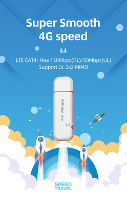 Drahtloser beweglicher 4G USB Dongle Sim Card Portable Broadband Dongle 150Mbps