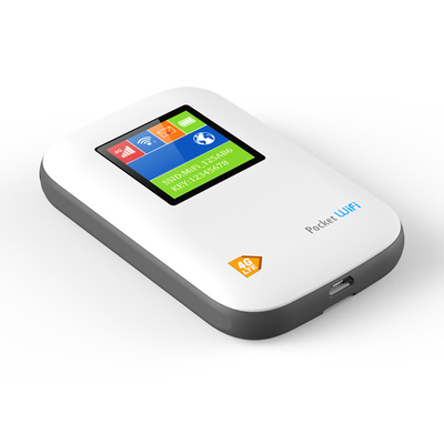 Mobiler Router 4G MIFI mit Taschen-WiFi-Modem des Schirm-2700mAh-3000mAh entriegelte