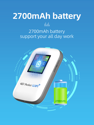 Mobiler Router 4G MIFI mit Taschen-WiFi-Modem des Schirm-2700mAh-3000mAh entriegelte