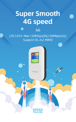 Mobiler Router 4G MIFI mit Taschen-WiFi-Modem des Schirm-2700mAh-3000mAh entriegelte