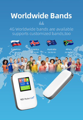 Mobiler Router 4G MIFI mit Taschen-WiFi-Modem des Schirm-2700mAh-3000mAh entriegelte