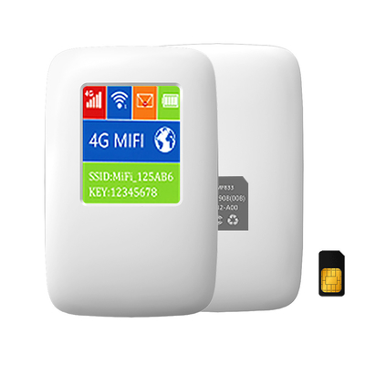 WIFI-Krisenherd Router 3000mAh 4G LTE drahtloser MiFi mit LCD-Bildschirm-internationalem Band