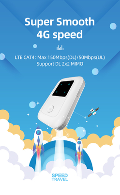 Telekommunikations-Betreiber-Taschen-WiFi-Router 4G mit SIM Card Slot