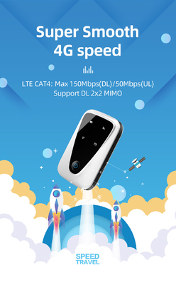 Tragbares mobiles Breitbandmodem WIFIS Router-4G mobiles drahtloses MIFI 150Mbps