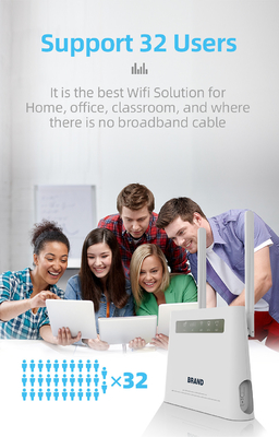 Entriegelter Heimrouter 4G mit beweglichem Krisenherd SIM Card Slot Indoor CPE