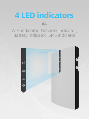 Hochgeschwindigkeits-150Mbps mobiler Router des Krisenherd-4G Lte für Batterie der Reise-2100mAh