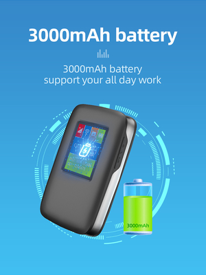2700mAh-3000mAh 4G Lte MiFi beweglicher WiFi Krisenherd Router-150Mbps 4G 15 Geräte mit LCD-Bildschirm