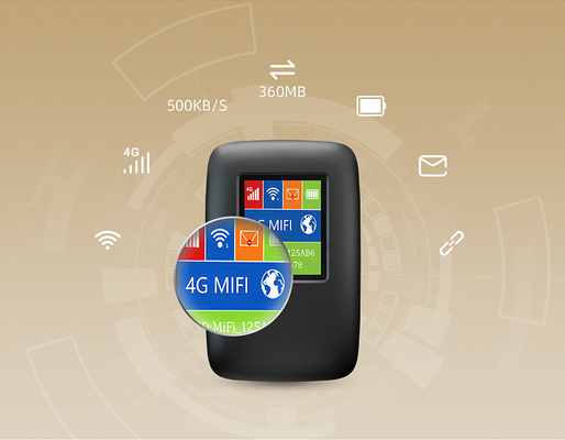 WIFI-Krisenherd Router 3000mAh 4G LTE drahtloser MiFi mit LCD-Bildschirm-internationalem Band