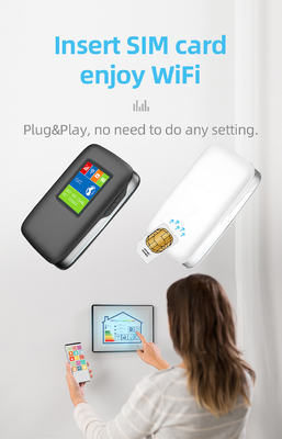 WIFI-Krisenherd Router 3000mAh 4G LTE drahtloser MiFi mit LCD-Bildschirm-internationalem Band