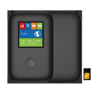 3000mAh Router des Ausgangs4g WIFI mit LCD-Bildschirm-Reise CER
